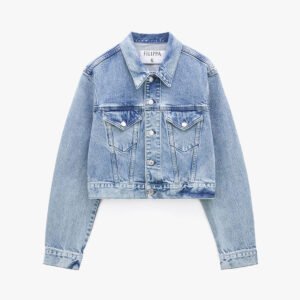 Men's Classic Denim Jacket-Motorcycle Edition